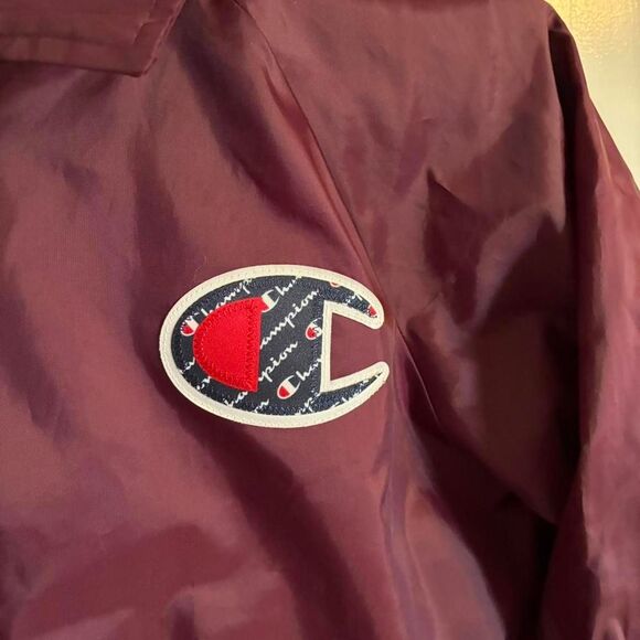 Champion Women's Burgundy and Purple Jacket - Picture 3 of 7